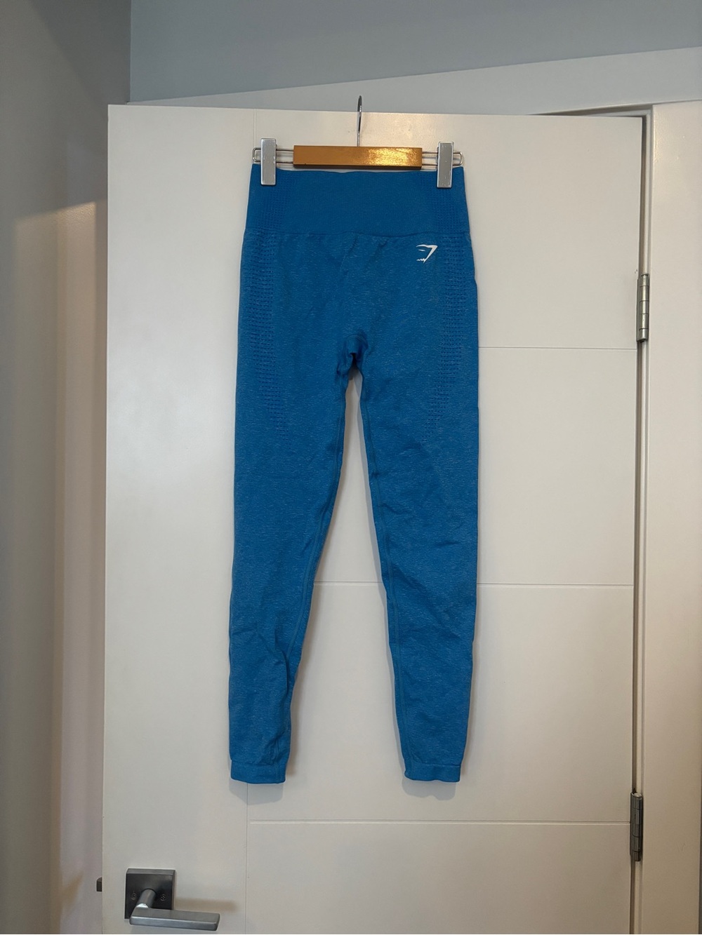 Gymshark Vital Sculpt Seamless High-Waist Leggings Blue